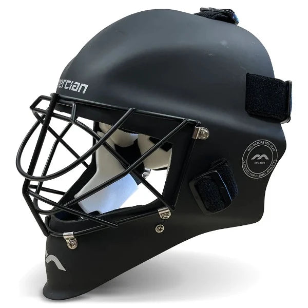 Mercian Genesis Hockey Helmet ‚ Fibreglass Shell, Cats-Eye Grill, Superior Protection
