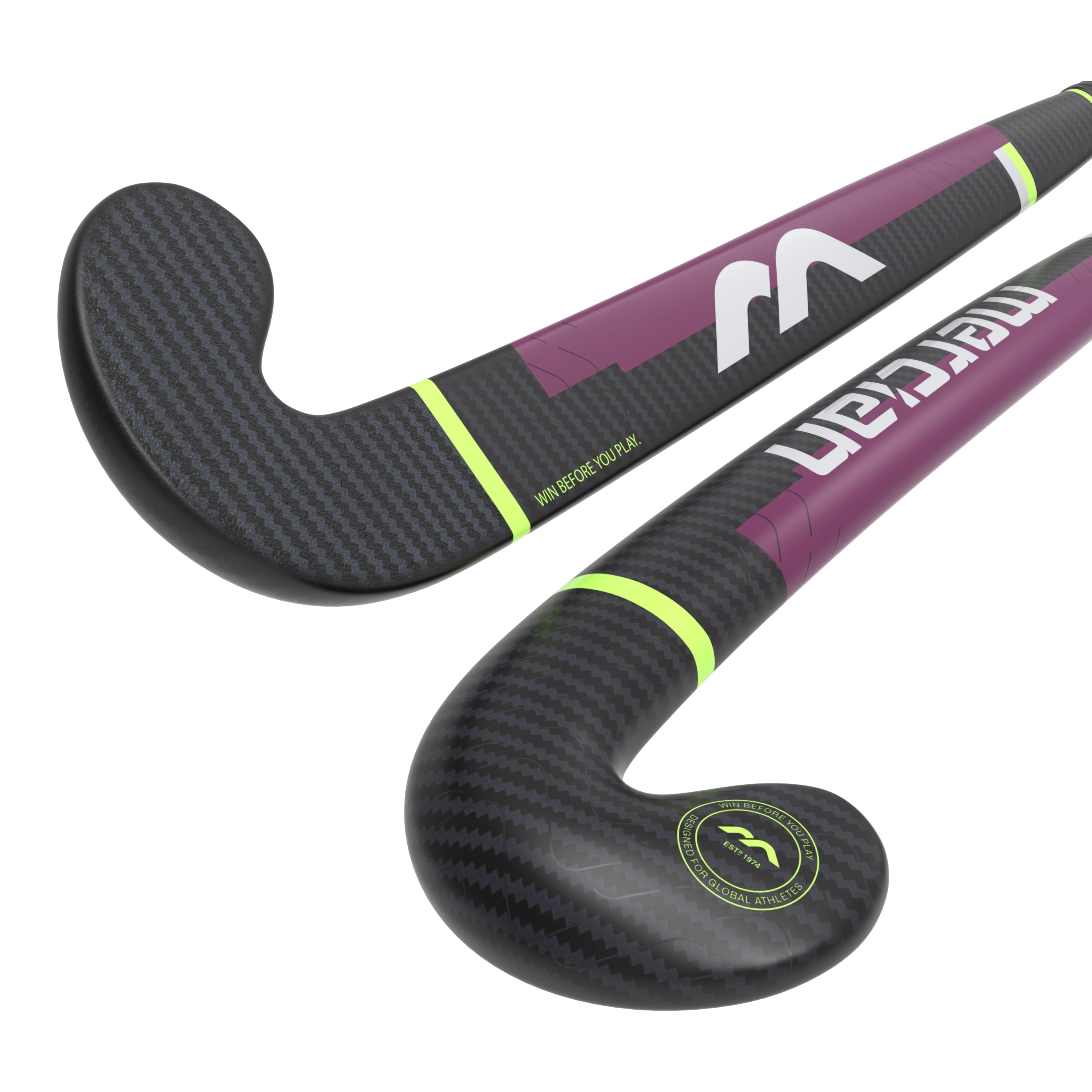 HSELCF9525PRO Hockey Stick ELITE CF95Pro_2 Sticks Angled Head to Handle
