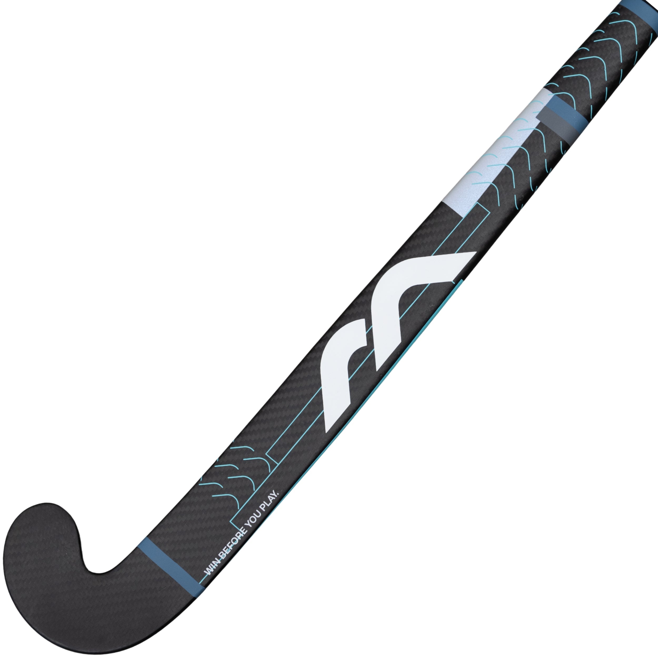 Mercian Evolution CKF75i Indoor Hockey Stick – Silver Carbon/Aqua
