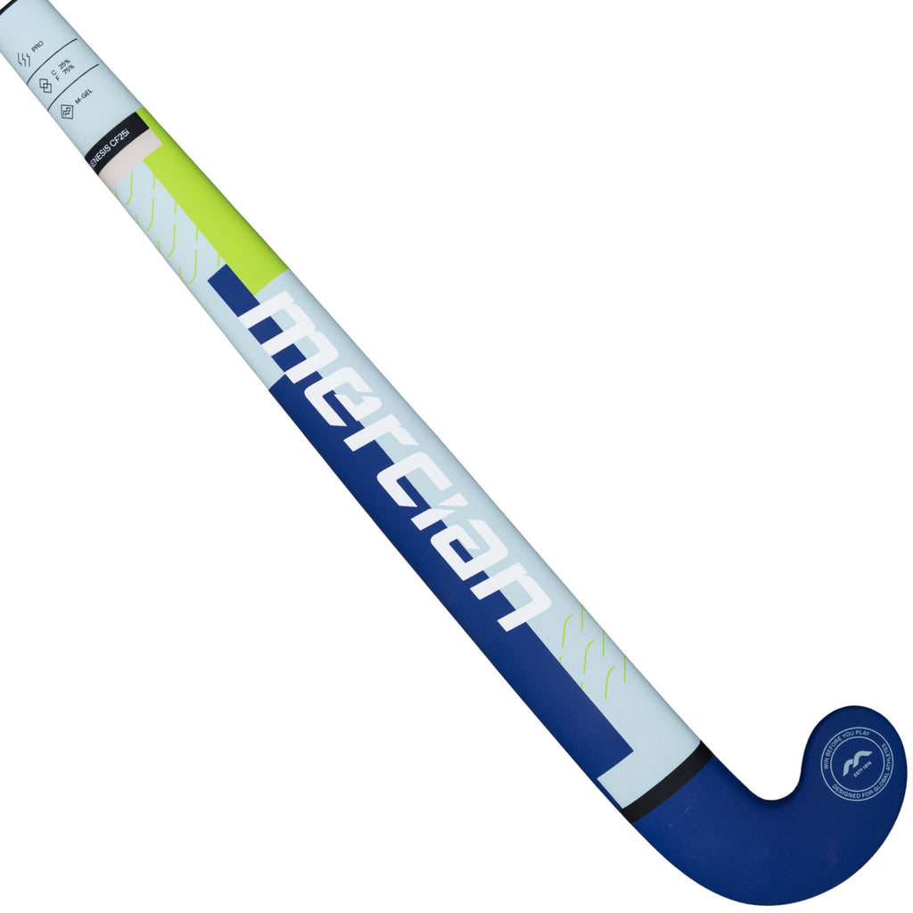 Mercian Genesis CF25i Indoor Hockey Stick – Grey/Purple