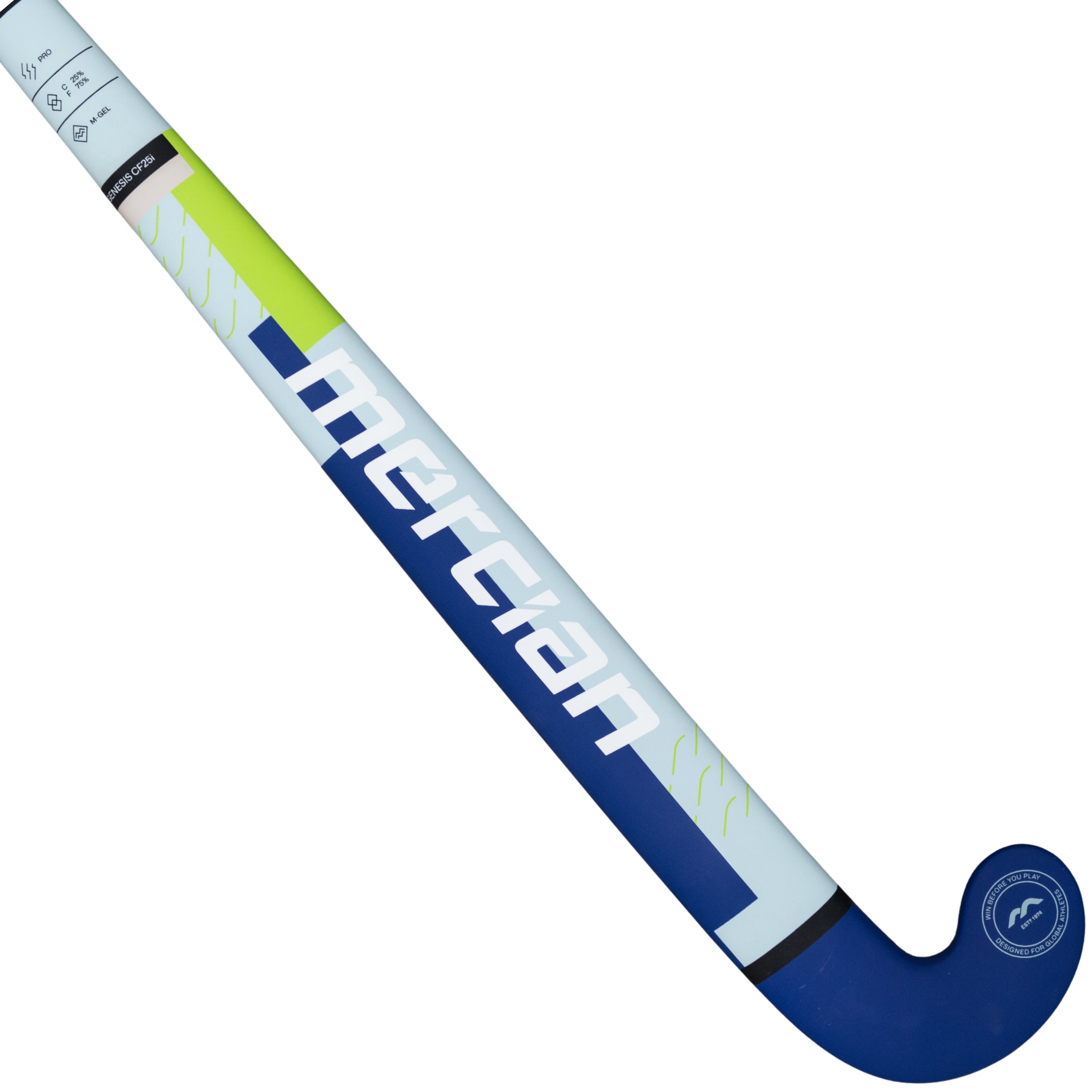 Mercian Genesis CF25i Indoor Hockey Stick – Grey/Purple